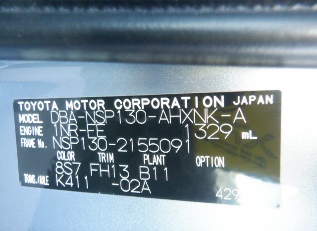 Toyota Vitz full
